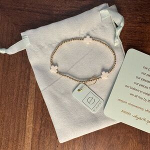 enewton signature cross bracelet 2 mm